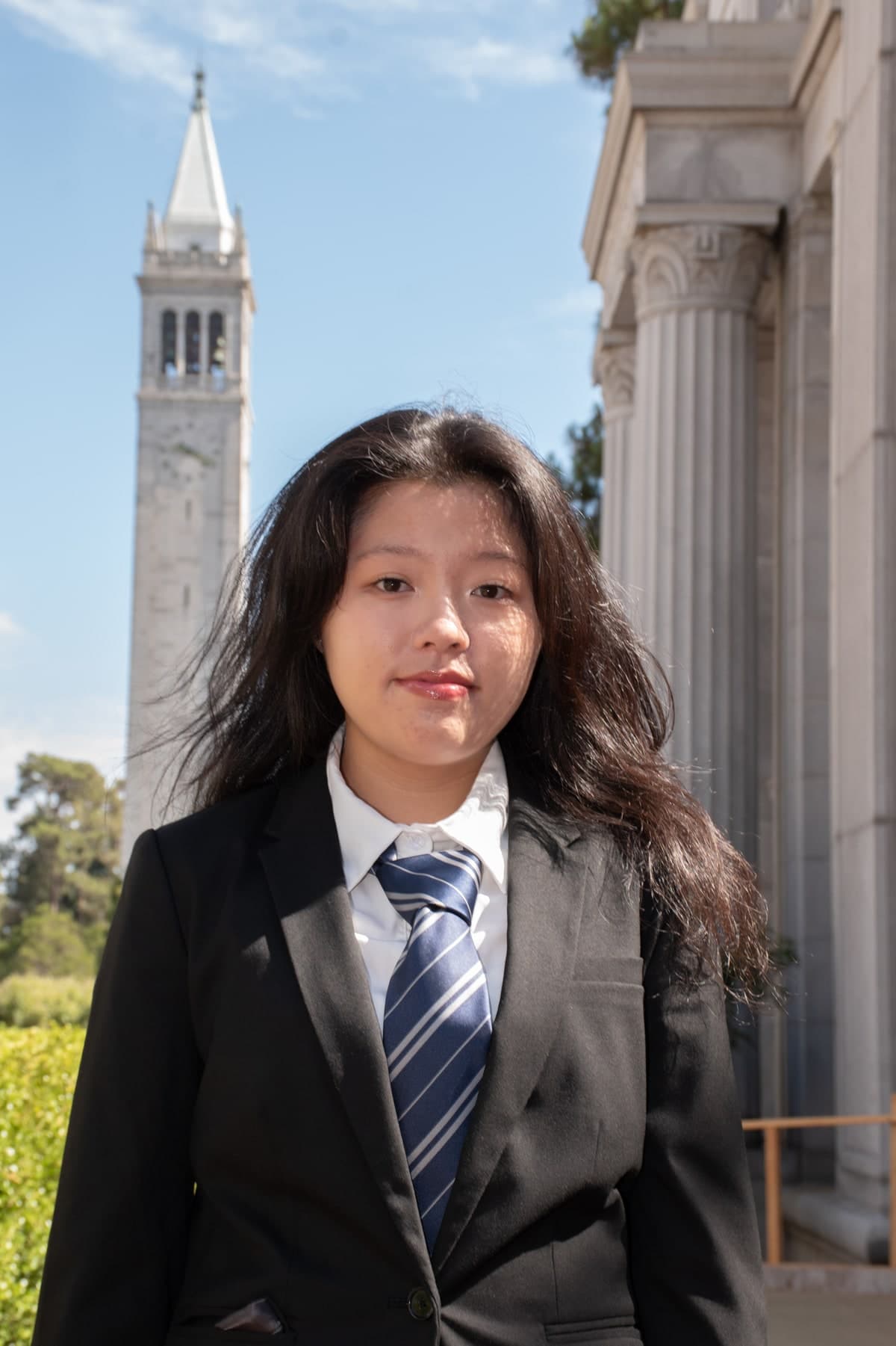 Vivian Yang, founder of Interaction Club, on the UC Berkeley campus.